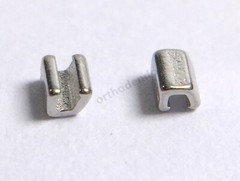 10pcs/bag Dental Orthodontic Lingual Buttons Stop Crimpable Hooks Torque Spring