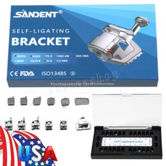 Dental Orthodontic Self Ligating Brackets Braces Roth.022 345 Hooks+Buccal Tube