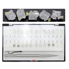 Orthodontic Self Ligating Brackets Ceramic Braces Damon Clear Style Roth MBT 022