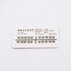 20Pcs Dental Orthodontic Brackets Metal Braces 022 345 Hooks /Arch Wires Ovoid
