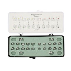 10X Dental Orthodontic Metal Brackets Mini MBT 022 345 1st Molar Buccal Tube 6-6