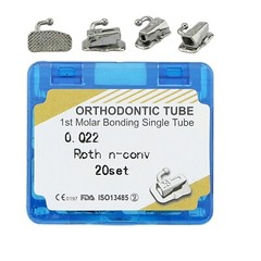 US Dental Ortho Monoblock/Conv Buccal Tubes 022 1st 2nd Molar MBT Roth Tube 2G