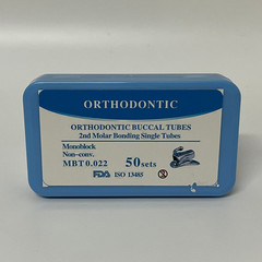 50Set Dental Orthodontic Buccal Tubes 1st 2nd Molar MBT .022 Bondable U1/L1