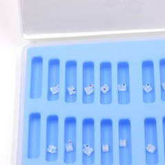 Dental Orthodontic Ceramic Monocrystalline Sapphire Bracket Roth MBT 022 Hook