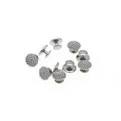 US Dental Orthodontic Metal Lingual Button Bondable Round Mesh Base 10Pcs/Pack
