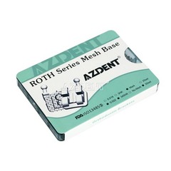 AZDENT Dental Orthodontic Brackets Braces Mini Roth 0.022 345 Hooks Laser Mark