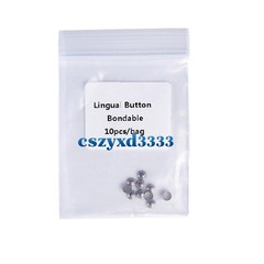 Dental Orthodontic Lingual Buttons Bondable Composite Ceramic Traction Eyelets