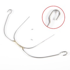 Sale Orthodontic Extraoral Face Bow with Cuspid Hook 6 Sizes