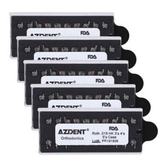 AZDENT Dental Orthodontic Brackets Braces MIM Mini Roth/MBT 018/022 Hooks 3-4-5