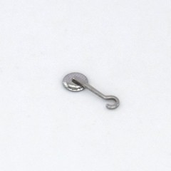 10Pcs/Pack Dental Ortho Lingual Buttons with Hook Bondable Round Mesh