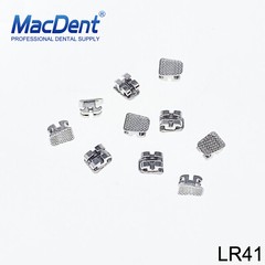 10Pcs MacDent Dental Orthodontic Metal Brackets Mesh Mini Roth 022 Hooks In Bulk