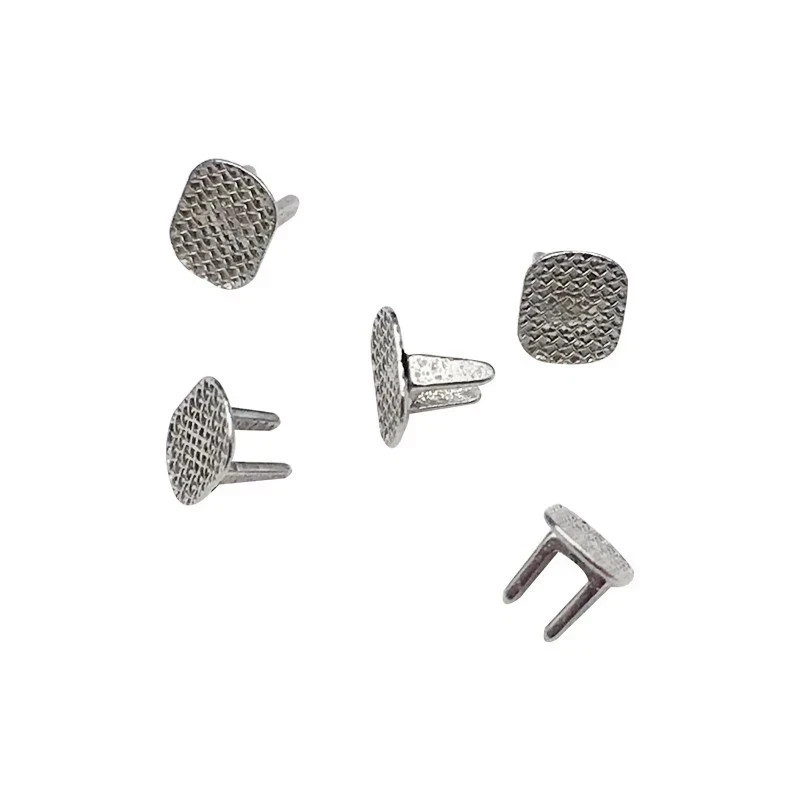 100 Pcs Dental Orthodontics Tongue Tamers Mini Spur Educador Lingual Mesh Base