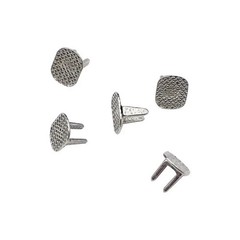 100 Pcs Dental Orthodontics Tongue Tamers Mini Spur Educador Lingual Mesh Base