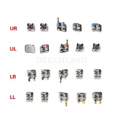 USA!!50 Packs Dental Orthodontic Bracket Braces Mini Roth 022 Slot 3hooks
