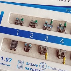 Dental Orthodontic Brackets Braces Mini MBT Slot.022 Hooks 3-4-5 Metal