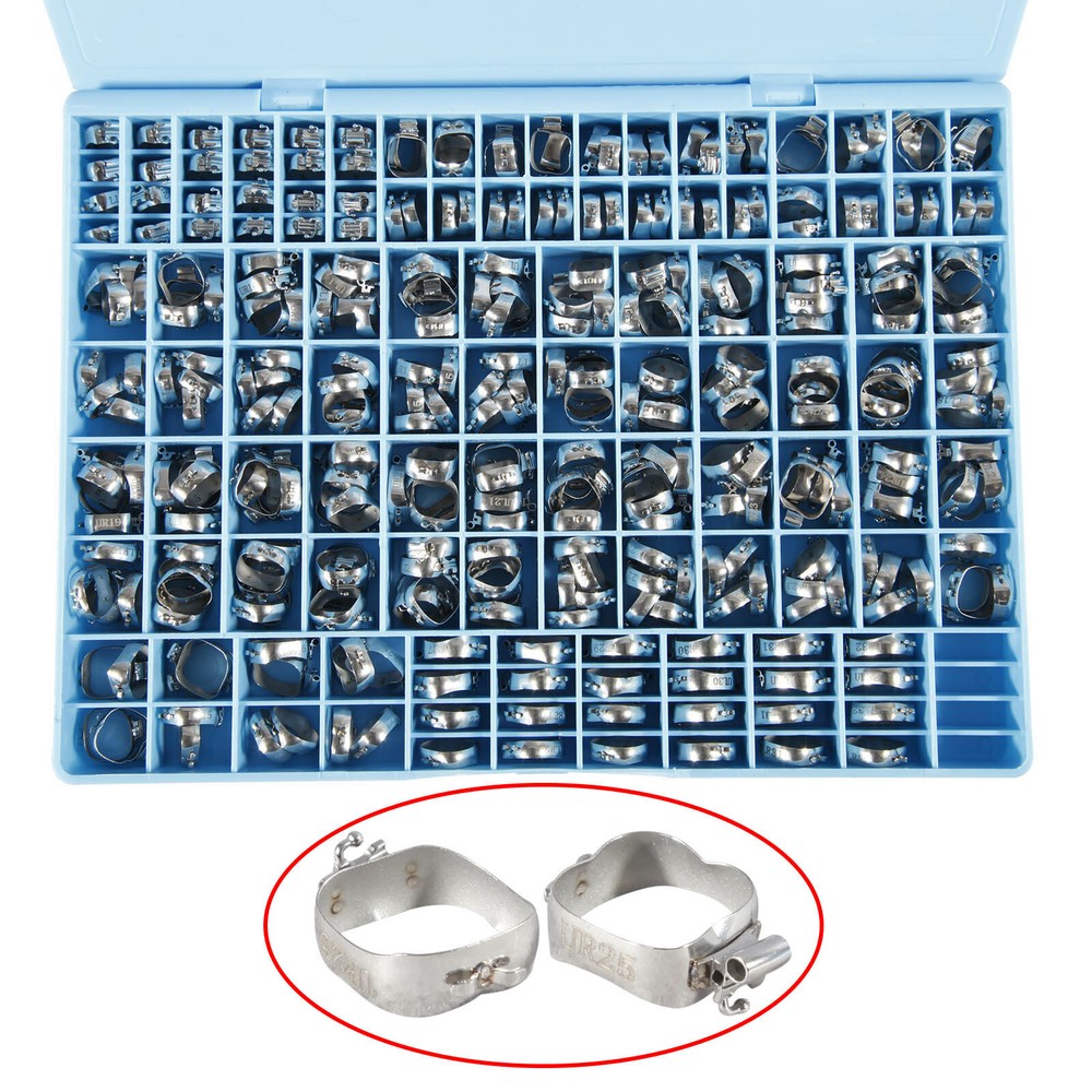 Dental Buccal Welded Double Tubes MBT.022 1st Molar w/ Bands Conv. Small Cleat