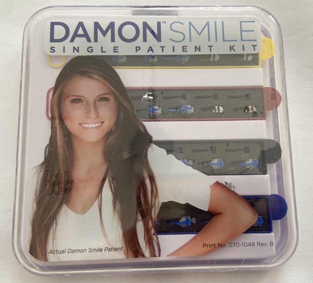 Ormco Damon Clear2 std tq, full kit 7-7, hooks on 3