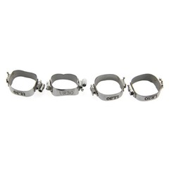 GAC Orthodontic Molar Bands Roth Convertible Double Tubes Lingual Sheath 85 Set