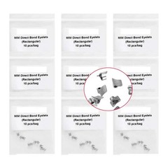 Dental Ortho Lingual Button Rectangular MIM direct bond eyelets 10pcs/pack