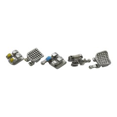 10 Kits Orthodontic Brackets Dental Braces Metal MIM Mini MBT 022 345 Hooks OC