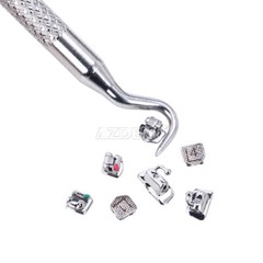 Dental ortodoncia Brackets autoligado para tubo bucales Roth/MBT 022 Ganchos 345