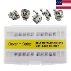 Self Ligating Empower Bracket Orthodontic Ceramic Metal MBT Roth Copper Niti GAC