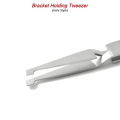 New Ortho Bracket Tweezers Hole Grip Reverse Action Bonding Holding Placer 10Pcs