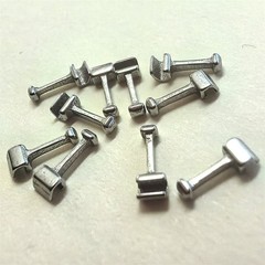 100 Packs Orthodontic Crimpable Hook Dental Long Type 10 pcs/pack