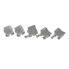 10 Sets Dental Orthodontic Metal Brackets Braces Mini Roth 022 345 Hooks MIM 5-5