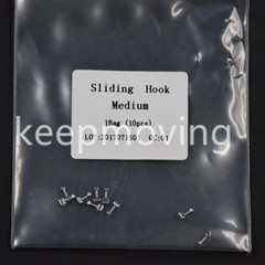 1 Bag Dental Stainless Steel Orthodontic Crimpable Hook Medium Type 10 Pcs