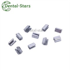 Dental Orthodontic Stainless Steel Crimpable Hook Metal Stops Type for Arch Wire