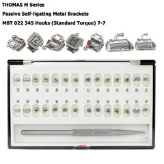 Dental Orthodontic Self Ligating Brackets DAMON AO Ceramic Metal Braces Roth MBT