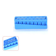 10Pcs Endo Measuring Block Holder Stand Dental File Ruler Endodontic Supply