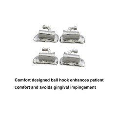 Dental Orthodontic Buccal Tubes 1st 2nd Molar Mini Roth MBT 022 Laser Marked