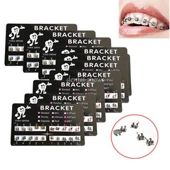 YOKA Dental Orthodontic Metal Brackets Mini Standard Roth MBT 022 018 345 Hooks
