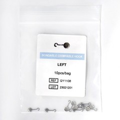 20Pcs Dental Long Hooks Implants Archwire Orthodontic Bonding Left+Right Lingual