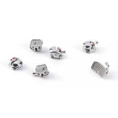 Dental Ortho Spherical Self-Ligating Brackets ROTH .022 Hooks 345 w/Buccal Tube