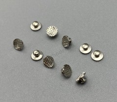 10pcs/bag Dental Orthodontic Composite Lingual Buttons Bondable Ceramics/Metal