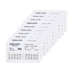 5 Packs Dental Orthodontic Metal Bracket Brace Mini MBT 018 No Hook 20PCS/Pack