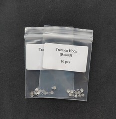 50 Pcs Dental Orthodontic Caplin Hook Traction Hook 3mm Diameter Round Bondable