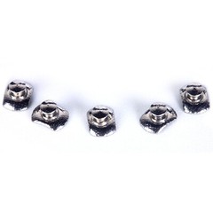 Dental High Quality Stainless Steel Lingual Button Bondable Elliptical Mesh Base