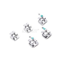 10X Dental Orthodontic Metal Brackets Braces Mini Roth.022 Hooks 345 Joydental