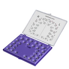 ETERFANT Dental Ortho Metal Bracket Braces Self-Ligating Roth 022 345Hooks+Tool