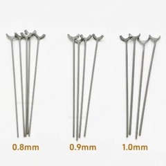 Dental Ball Retainer J Clasp Oblique Clasps Bars 1.0/0.9/0.8mm Y-Type Fit Scheu