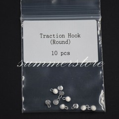 10 Pcs Dental Orthodontic Traction Hook Caplin Hook Round Base Bondable 1 Bag