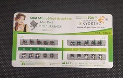 20Sets Dental Orthodontic Brackets Mini Roth/MBT/Edgewise 022/018 345/no Hooks
