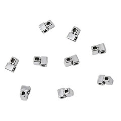 Dental Orthodontic Accessory Crimpable Hook Double Tube/ Cross Type 10pcs/bag