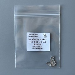 10Set Dental Orthodontic 1st Molar Wide Big Brackets Roth/MBT/Edgewise no hooks