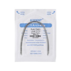 Dental Orthodontics Metal Brackets Braces + Super Elastic Niti Arch Wire Round