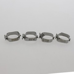 3M Type Dental Orthodontic Molar Bands MBT 022 Conv Buccal Tube Lingual Sheath